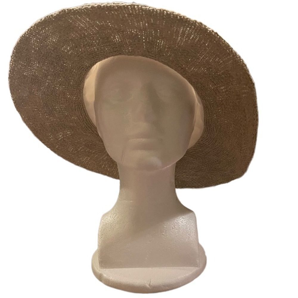 NWT INC International Concepts cream beige hat braid detail